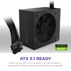 NZXT C750 750W 80+ Bronze Gen 5.0 ATX 3.1 120mm PSU PA-7B3BB-EU