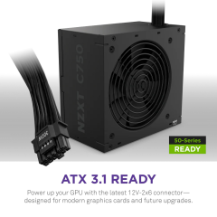 NZXT C750 750W 80+ Bronze Gen 5.0 ATX 3.1 120mm PSU PA-7B3BB-EU