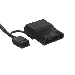 RAMPAGE GLARE F50 12cm Rainbow 3P+4P Molex Soketli Siyah Kasa Fanı