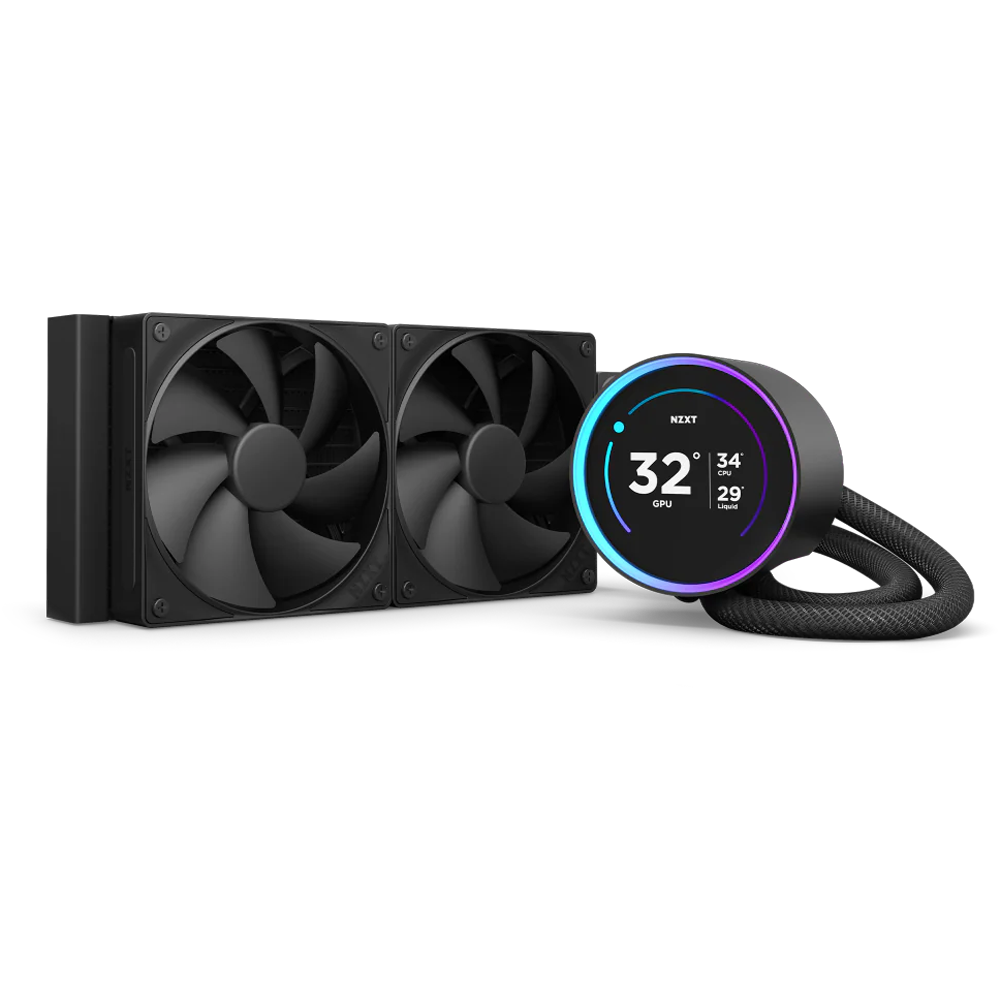 NZXT Kraken Elite RGB 240mm Siyah İşlemci Sıvı Soğutucu RL-KN24E-B2