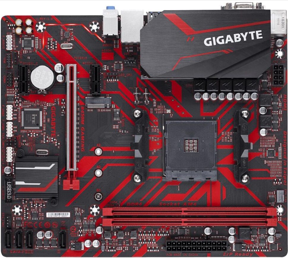 Gigabyte B450M Gaming AMD B450 3600 MHz (OC) DDR4 Soket AM4 mATX Anakart