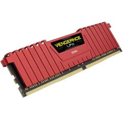 CORSAIR 8GB DDR4 2400MHz CL16 VENGEANCE RED LPX SOĞUTUCULU DIMM BELLEK CMK8GX4M1A2400C16R