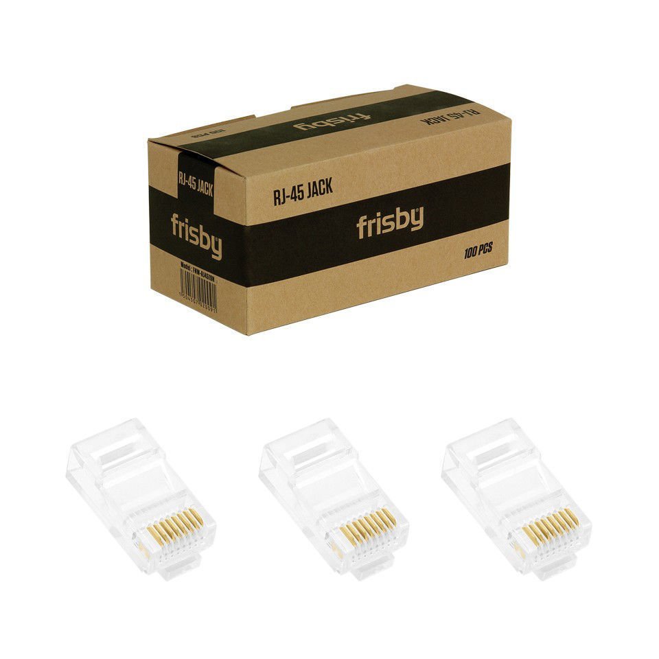 FRISBY FNW-RJ4519N RJ45 UTP Konnektör 100 lü Paket