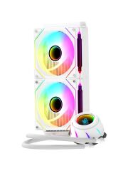 GAMEBOOSTER BLADE 240W ARGB 240mm Beyaz İşlemci Sıvı Soğutucu GB-LCS-BL240W