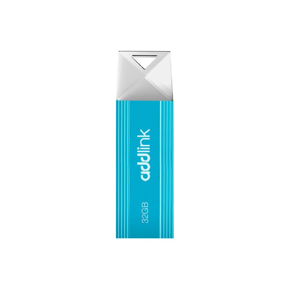 ADDLINK 32GB USB 2.0 U12 20MBs-10MBs Flash Drive Aqua AD32GBU12A2
