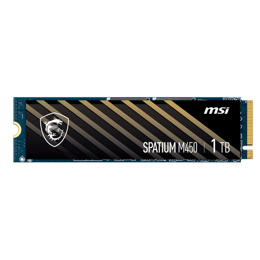 MSI SPATIUM M450 1TB Gen4 NVME M.2 2280 SSD 3400-2400 SSD