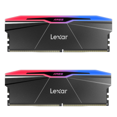 LEXAR 32GB (2x16GB) ARES RGB 6400MHz CL30 XMP/EXPO DDR5 Siyah Dual Kit Ram