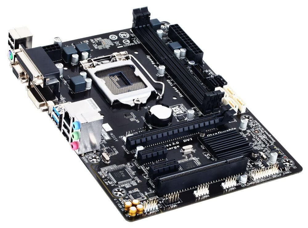 GIGABYTE GA-B85M-D3V LGA1150 DDR3 SATA GLAN VGA-DVI 16X Anakart