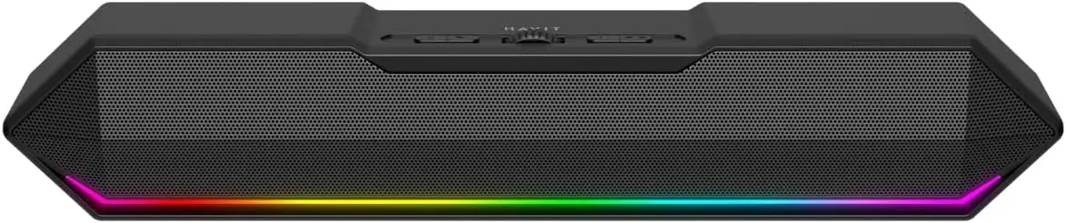 HAVIT Gamenote SK772BT RGB Aydınlatmalı Bluetooth Soundbar - Siyah