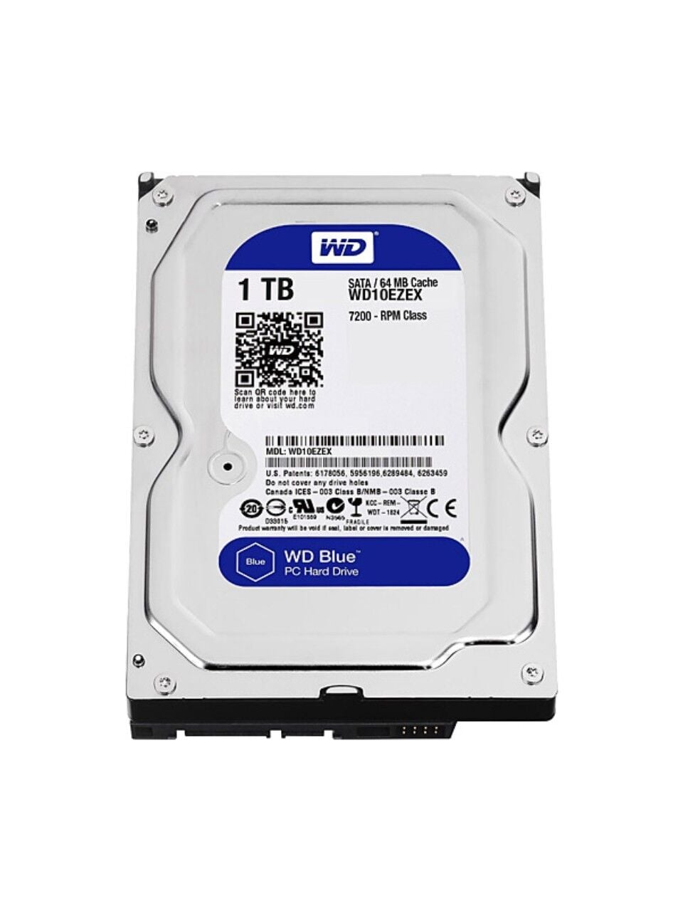 WD 1TB CAVIAR BLUE 64MB 6 Gb-s Dahili Disk WD10EZEX