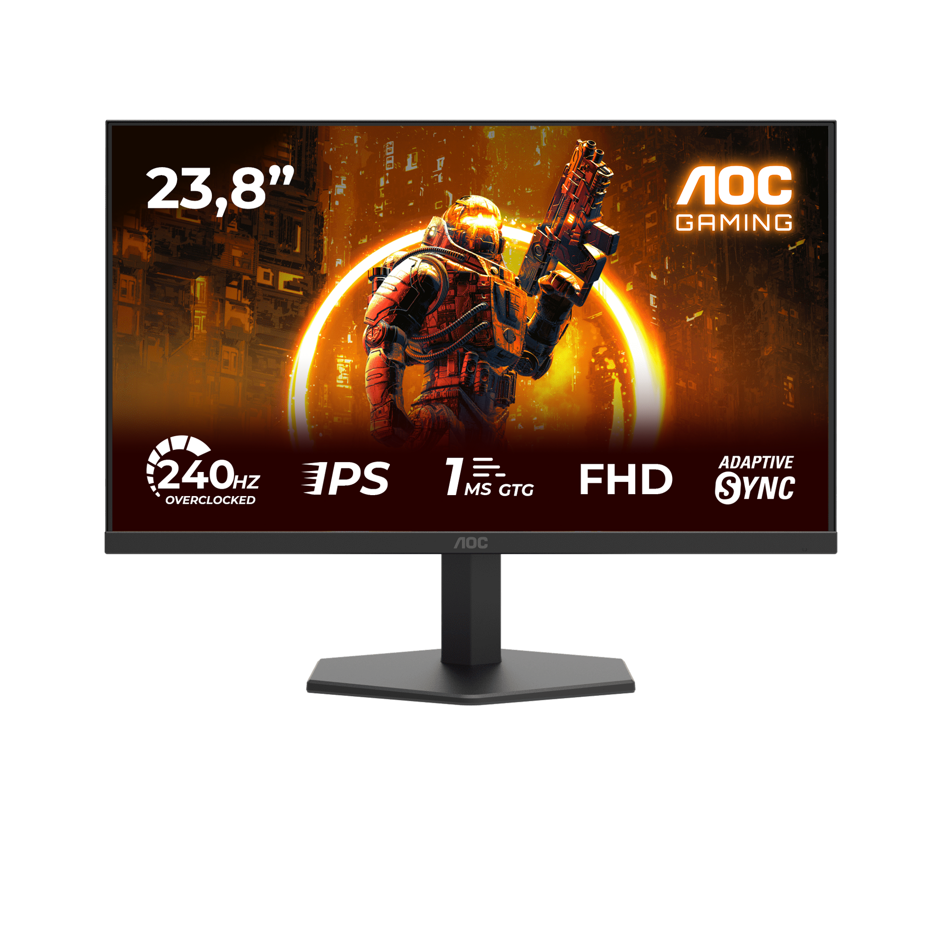 AOC 24G11ZE 23.8 240Hz OC 1ms Free Sync FHD HDR10 Fast IPS DP Gaming Monitör