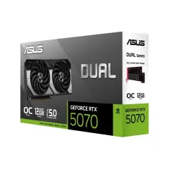ASUS DUAL GeForce RTX 5070 12GB OC Edition DUAL-RTX5070-O12G GDDR7 192Bit