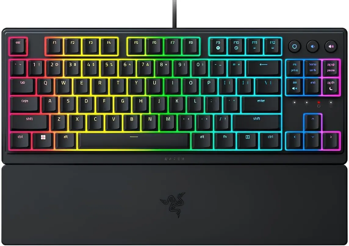 RAZER Ornata V3 RZ03-04881700-R3L1 TKL RGB Mecha-Membrane Switch Kablolu Oyuncu Klavyesi