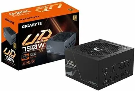 GIGABYTE GP-UD750GM PG5 750W 80+ Gold PCIe 5.0 - ATX 3.0 Full Modüler Siyah Power Supply