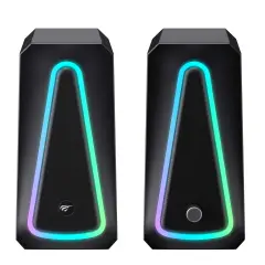 HAVIT Gamenote SK208 PRO RGB Işıklı 2.0 Stereo Gaming PC Hoparlör