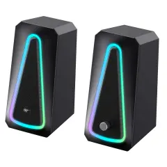HAVIT Gamenote SK208 PRO RGB Işıklı 2.0 Stereo Gaming PC Hoparlör