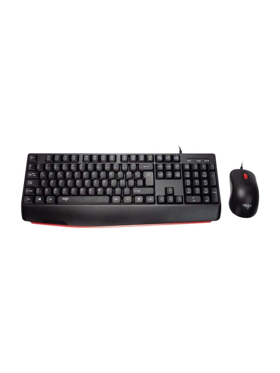 AIGO AK310 Pro Siyah Kablolu Q Klavye + Mouse Set