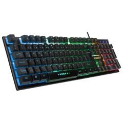 EVEREST KM-198 Luminax Siyah Gökkuşağı Aydınlatmalı Q Gaming Oyuncu Klavye+Mouse Set