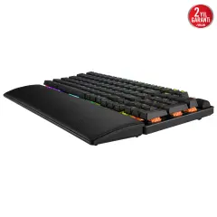 ASUS ROG Strix Scope II 96 Wireless NX Snow Switch Mekanik RGB Gaming Klavye
