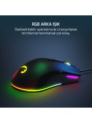 GAMEPOWER Ursa 10.000DPI 7 Tuş RGB Optik Gaming Mouse