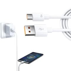 SENSEI 0.25 METRE USB TO TYPE-C 6A DATA VE ŞARJ KABLOSU (SNSDC-0.25M) (MFI UYUMLU DEĞİLDİR)