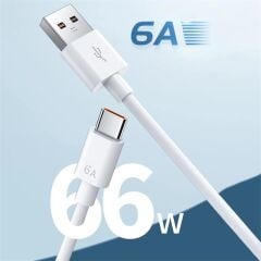 SENSEI 0.25 METRE USB TO TYPE-C 6A DATA VE ŞARJ KABLOSU (SNSDC-0.25M) (MFI UYUMLU DEĞİLDİR)