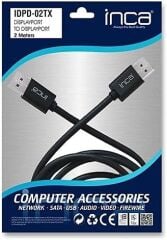 INCA IDPD-02TX 2 MT DISPLAY PORT TO DISPLAY PORT 4K