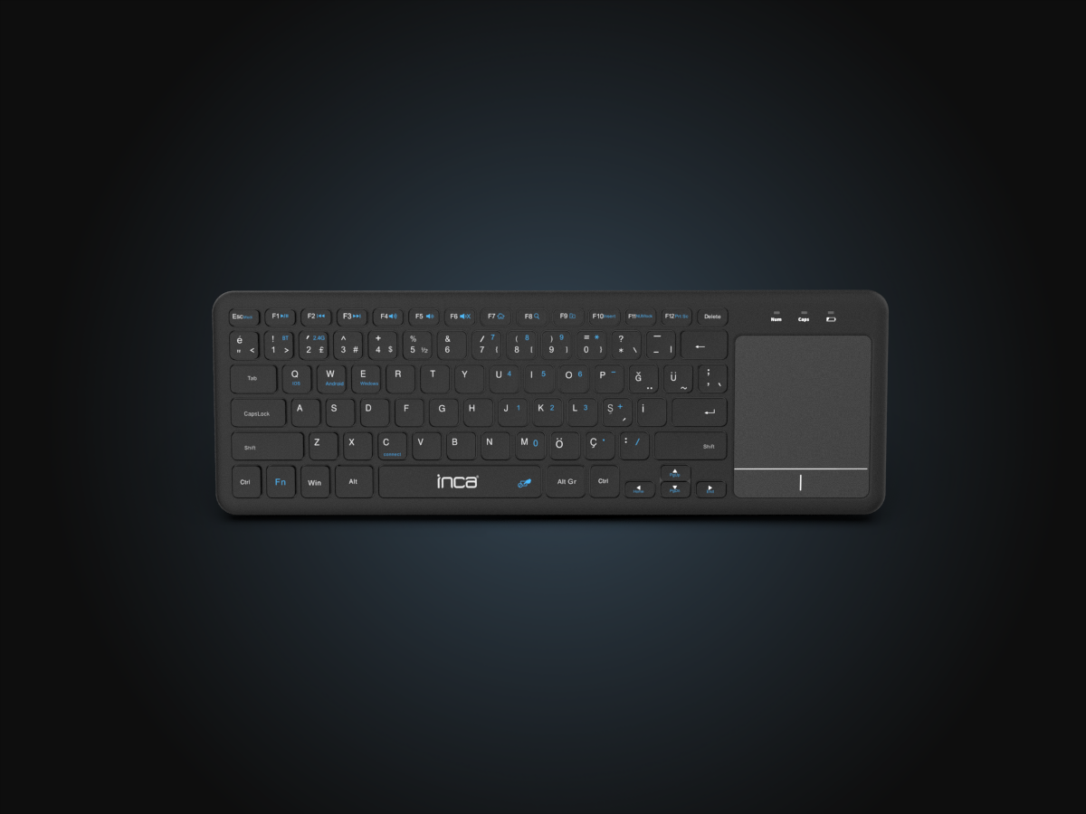 INCA IBK-568BT DUALL MOD BLUETOOTH + 2.4G TOUCH PAD SMART