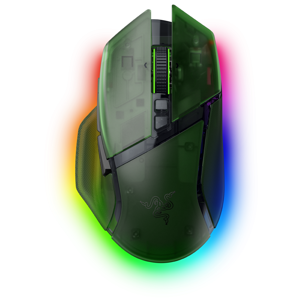 RAZER Basilisk V3 35000 DPI RGB Phantom Yeşil Kablosuz Gaming Mouse RZ01-05240300-R3G1