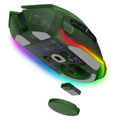 RAZER Basilisk V3 35000 DPI RGB Phantom Yeşil Kablosuz Gaming Mouse RZ01-05240300-R3G1