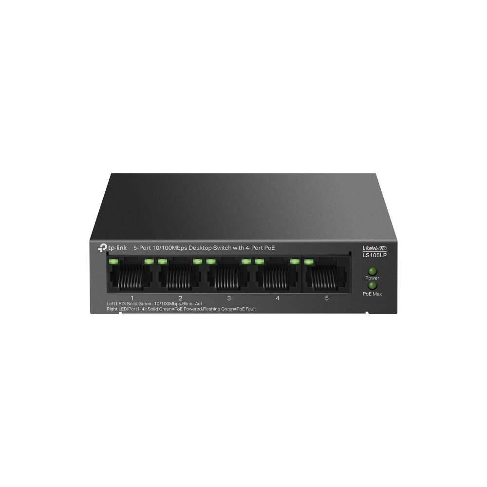 TP-LINK LS105LP 5Port 10/100 Mbps PoE Switch