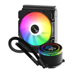GAMEPOWER Skadi Round 120 ARGB 120mm Sıvı İşlemci Soğutucu AM5 ve LGA1700 Uyumlu