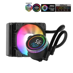 GAMEPOWER Skadi Round 120 ARGB 120mm Sıvı İşlemci Soğutucu AM5 ve LGA1700 Uyumlu