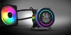 GAMEPOWER Skadi Round 120 ARGB 120mm Sıvı İşlemci Soğutucu AM5 ve LGA1700 Uyumlu