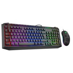 RAMPAGE KB-R310 BROKER V2 Siyah Usb 12800 DPI Oyuncu Klavye + Mouse Set