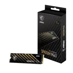 MSI SPATIUM M461 1TB 5000-3200MBs PCIe Gen 4.0 NVMe M.2 SSD Disk
