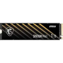 MSI SPATIUM M461 1TB 5000-3200MBs PCIe Gen 4.0 NVMe M.2 SSD Disk