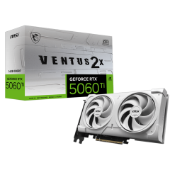 MSI GeForce RTX 5060TI 16GB VENTUS 2X OC WHITE PLUS GDDR7 128Bit DX12 Ekran Kartı