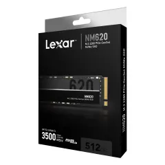LEXAR NM620X 512GB Gen3x4 3500-2400MBs NVMe PCIe M.2 SSD LNM620X512G-RNNNG