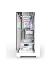 AIGO DS900 Beyaz 850W 80+ Bronze ARGB Mid Tower Kasa