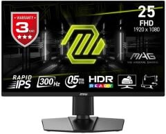 MSI MAG 255PXF 24.5 300Hz 0.5ms GTG FHD Rapid IPS Pivot FreeSync Premium Monitör