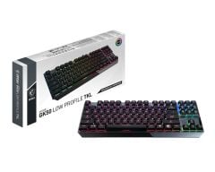 MSI Vigor GK50 Low Profile TKL TR Q RGB Kailh Low Profile Switch Mekanik Kablolu Gaming Klavye