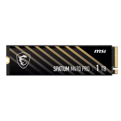 MSI SPATIUM M470 PRO 1TB 6000-4500MBs PCIe Gen 4.0 NVMe M.2 2280 SSD