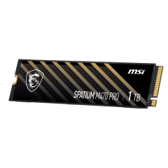 MSI SPATIUM M470 PRO 1TB 6000-4500MBs PCIe Gen 4.0 NVMe M.2 2280 SSD
