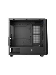 1ST PLAYER FD5-M SİYAH 600W 80+ ARGB 4X12CM FAN CAM MESH M-ATX KASA