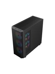 1ST PLAYER FD5-M SİYAH 600W 80+ ARGB 4X12CM FAN CAM MESH M-ATX KASA