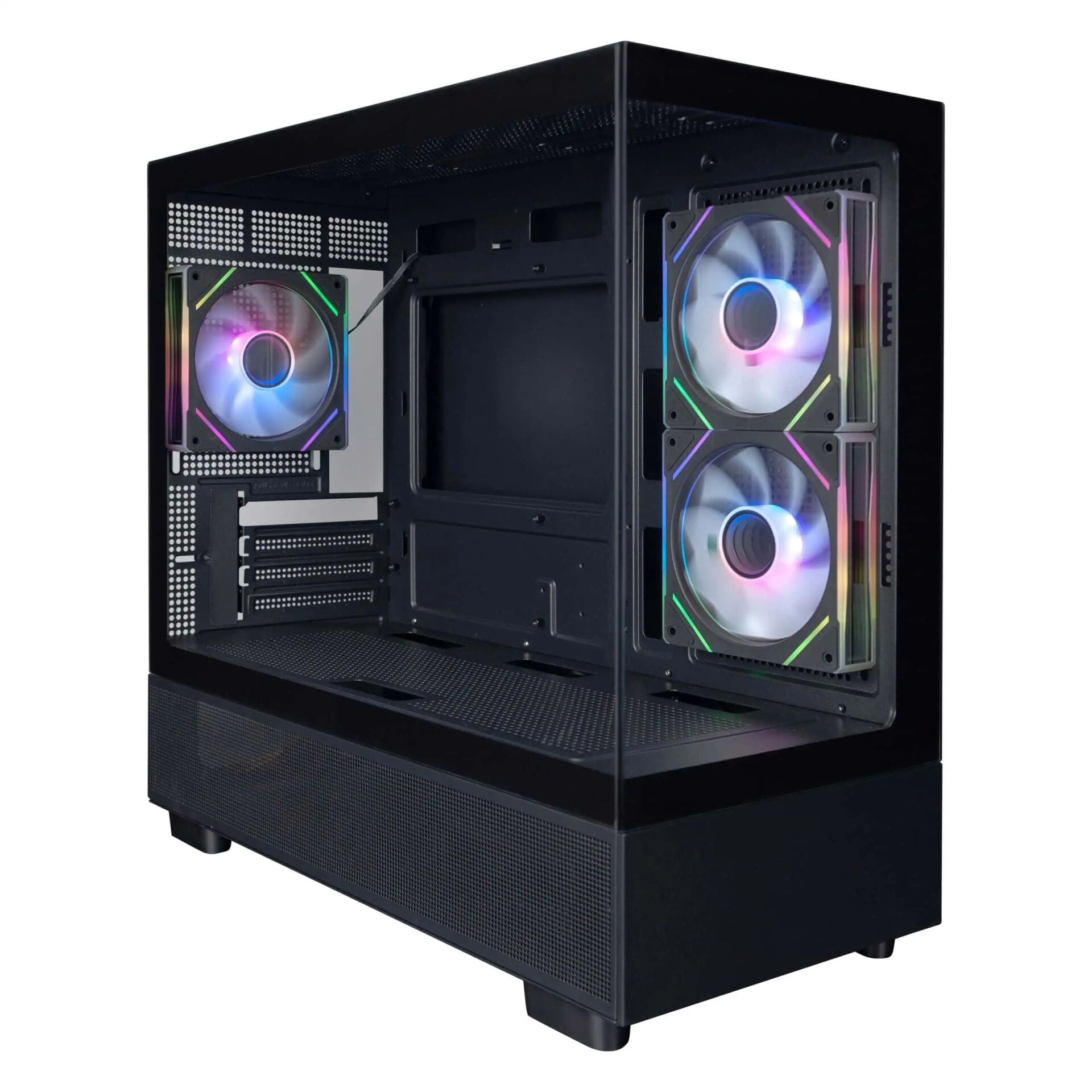 1ST PLAYER MIKU Mİ5 SİYAH 750W 80+ ATX 3.1 SILVER ARGB 6 FAN CAM M-ATX KASA