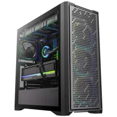BITFENIX Sepii Black 750W 80+ Bronze PSU 4x120mm FRGB Fan ATX Temperli Cam Siyah Gaming Kasa