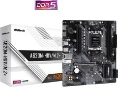 ASROCK A620M-HDV/M.2+ 6400mhz(OC) M.2 AM5 mATX DDR5 Anakart