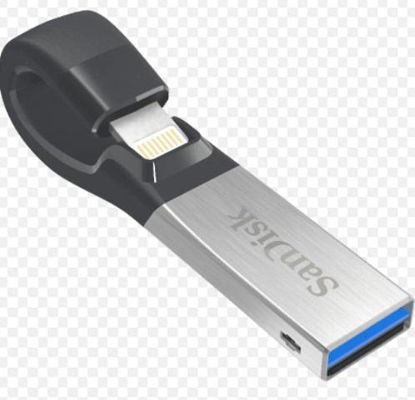 128GB USB APPLE SANDISK SDIX30C-128G-GN6NE iXPAND 128GB resmi